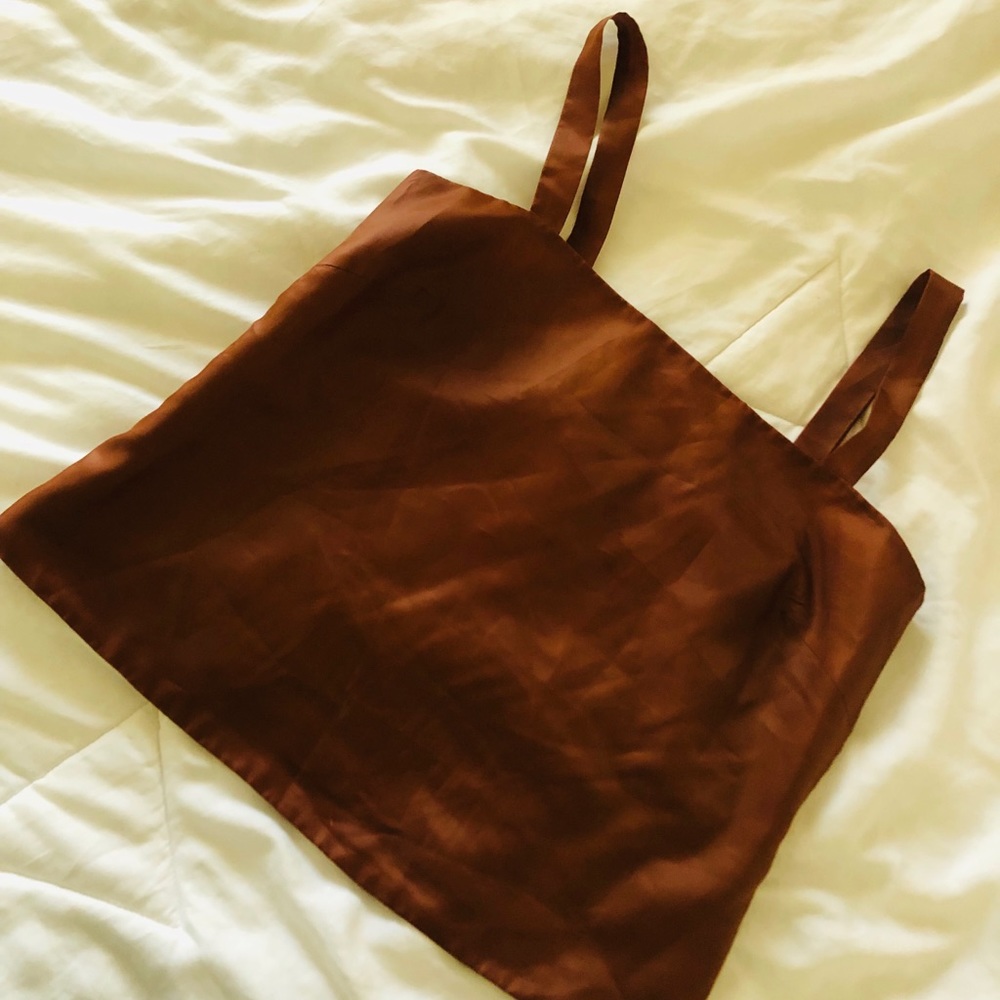 Bronze Christian Dior camisole top